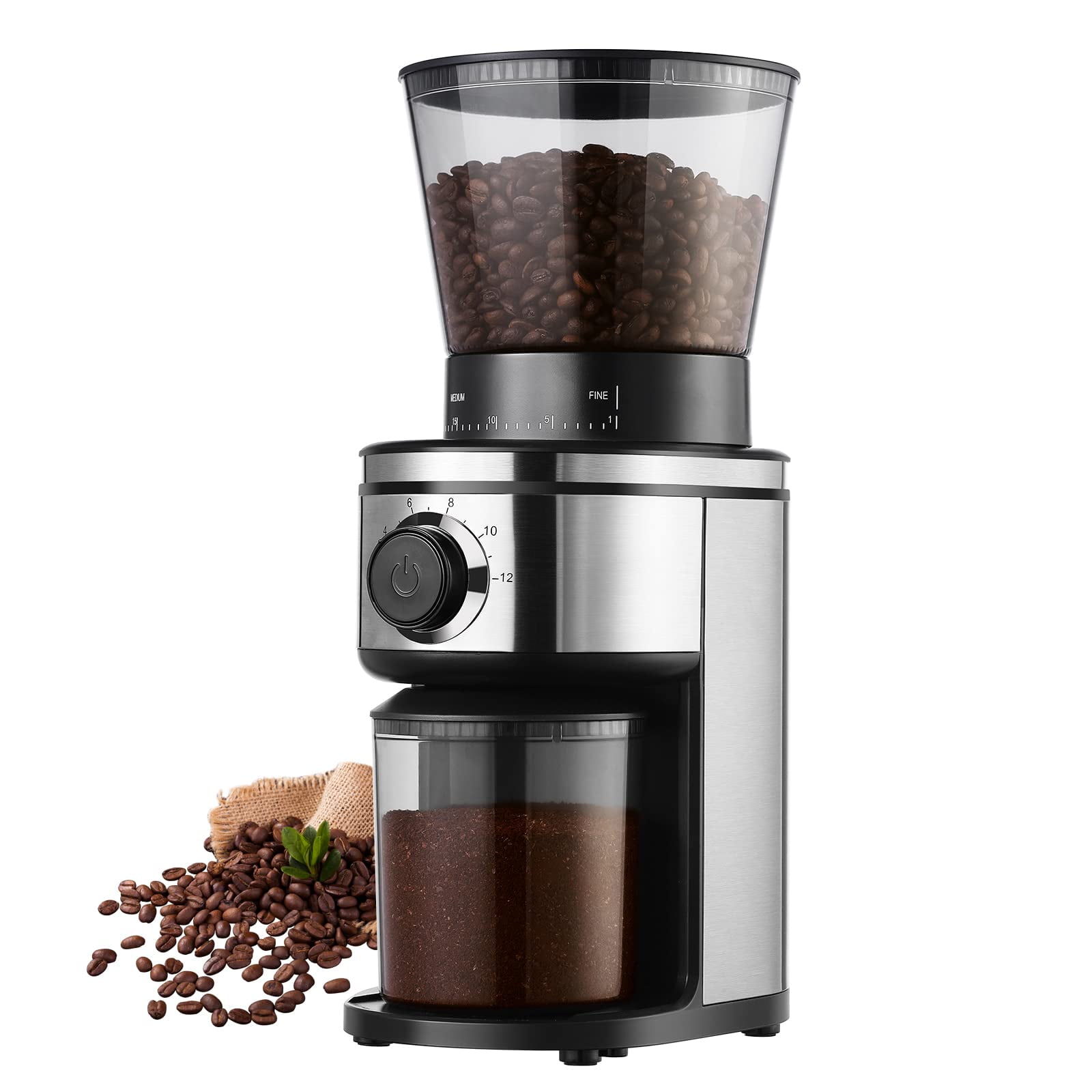 Molinillo De Café Eléctrico Ollygrin Rebabas Cónicas 30 Ajustes