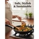thumbnail image 4 of Juego de utensilios Soomgyeol Seom de madera de teca natural, 6 piezas, 4 of 8