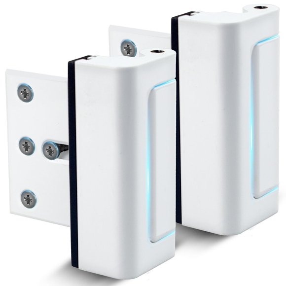 Cerraduras de puerta DWELL+GOOD de aluminio de alta seguridad (paquete de 2)