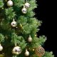 thumbnail image 4 of Árbol de Navidad VidaXL artificial con bisagras, 150 LED y juego de bolas, 4 of 8