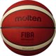 thumbnail image 1 of Balón de baloncesto Molten talla 6 Naranja/Marrón – Aprobado por la FIBA, 1 of 5
