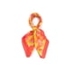 thumbnail image 1 of Pañuelo tipo seda 70x70 estampado petalos naranja Talla Única, 1 of 5