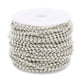 thumbnail image 1 of Cadenas de bolas de metal de 1,5 mm, cadena de bolas para collar, cadena de bolas de 10 yardas, cadena de bolas a granel, placa de identificación, manualidades DIY, 1 of 6