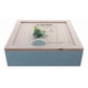 thumbnail image 1 of Caja De Té Mediana De Madera 9 Espacios Azul Azul Claro, 1 of 4