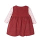 thumbnail image 2 of Vestido Bebé Niña Cotelé con Polera Manga Larga Rojo, 2 of 3