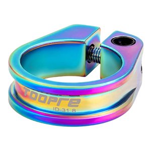 Ioensy - Abrazadera Para Tija De Sillín De Bicicleta Ligera Ciclismo Mtb Bicicleta De Aluminio 31.8 Mm Colorido