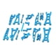 thumbnail image 3 of Pieza De Coche RC De Aluminio Para 16209 16210 16207 16208 1/16 Escala RC Hobby Car Azul, 3 of 3