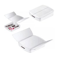 Leon Import - Espejo Pleglable Con Luces 4 Compartimentos