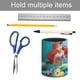 thumbnail image 5 of Los Pequeñines-theme Cylinder Pen Holder Pencil Organizer with Flannel Lining PVC Leather Material Cardboard Base for study work 10*8CM, 5 of 6