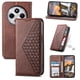 thumbnail image 1 of Funda Flip FOXDOCK para Xiaomi Redmi 14C 4G , Estilo Billetera con Diseño Rombo, Correa de Mano y Soporte, Uso Diario, 1 of 6