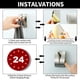 thumbnail image 5 of ganchos autoadhesivos para toallas, de acero inoxidable, para cocina, montaje en pared, sin perforaciones, para baño y cocina (plateados)., 5 of 7