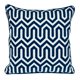thumbnail image 1 of Almohada cuadrada geométrica azul 50x50 cm de la colección Parkland, 1 of 1