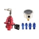 thumbnail image 4 of Regulador De Presión De Combustible Ajustable Con Indicador De Alto Rendimiento Rojo, 4 of 5