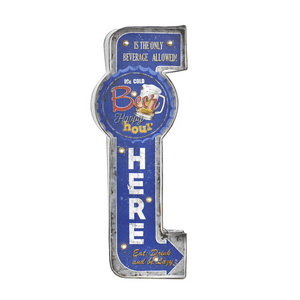 Muebles Santa Ana - Letrero Vintage Led.