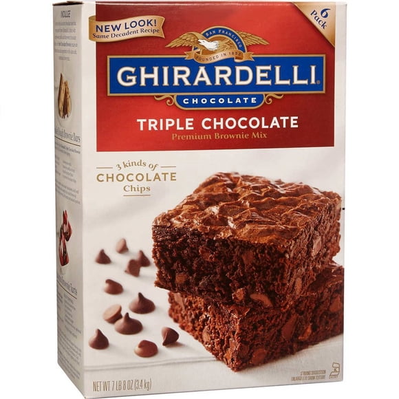 Mezcla Brownie Triple Chocolate 6 Un X 567 G