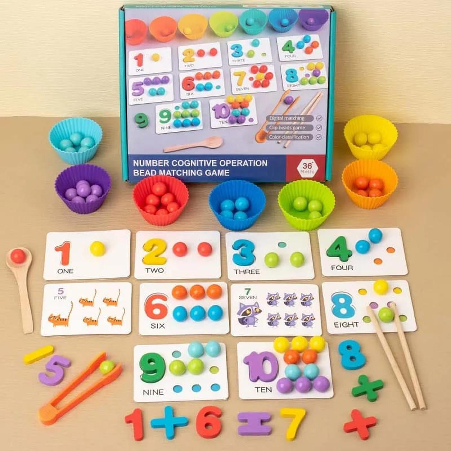 Oem - Juego Didactico Matematicas E Ingenio Montessori Rojo