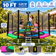 thumbnail image 2 of Cama Elástica 3.05 mts 10ft GlowUp Malla y Escalera Edición Exclusiva P, 2 of 7
