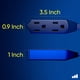 thumbnail image 4 of Cable de extensión Maximm Cable, enchufe plano giratorio de 360° de 10 pies, 4 of 9