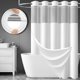 thumbnail image 1 of Cortina de Ducha Dynamene 183 × 221 cm Blanco Tejido Gofre sin Anillos, 1 of 9
