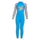thumbnail image 1 of Traje de baño para niños, traje de baño con cremallera, manga larga, trajes completos, traje de buceo, traje húmedo para deportes acuáticos, kayak, su L azul, 1 of 5