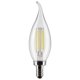 thumbnail image 1 of Bombilla LED Satco 3012445 CA10 con punta de llama E12, 60 W, paquete de 2, 1 of 4