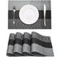 thumbnail image 1 of Mantel individual, mantel individual de mesa duradero, mantel individual de cocina de vinilo tejido lavable, 1 of 7