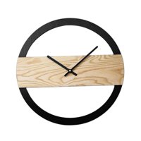 Bothyi - Reloj De Pared De Madera De 12 Pulgadas Con Pilas Para Sala De Estar Decoración Del Hogar Estilo 2