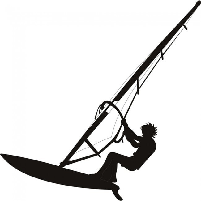 Rienda Libre Graphics - Decomural Windsurfer Sailboard Ws-17905