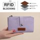 thumbnail image 2 of Cartera Wrangler Tríptica Pequeña Morada con RFID WG119, 2 of 6
