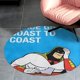 thumbnail image 4 of Fantasma del Espacio: Costa a Costa Alfombra Redonda de Felpa Coral, Antideslizante, No Desprende Pelusas, Lavable y Duradera para Salón, Dormitorio y Habitación de Niños 60cm, 4 of 6