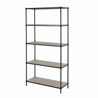 Topmarket - Estante Acero Pintado 5 Niveles 90X35X180 Cm