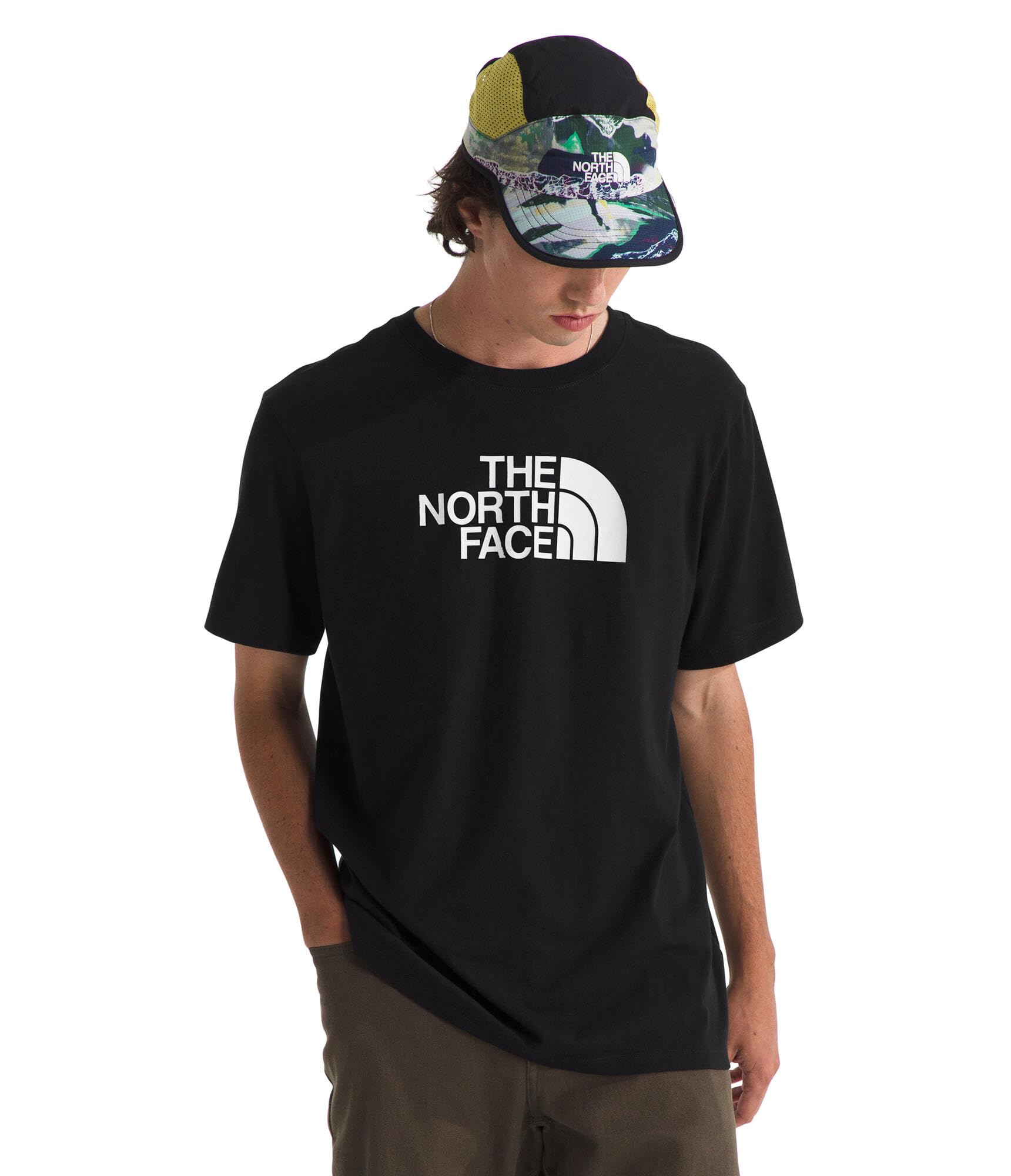 Camiseta The North Face Core Half Dome Para Hombre - M - Negro/Blanco