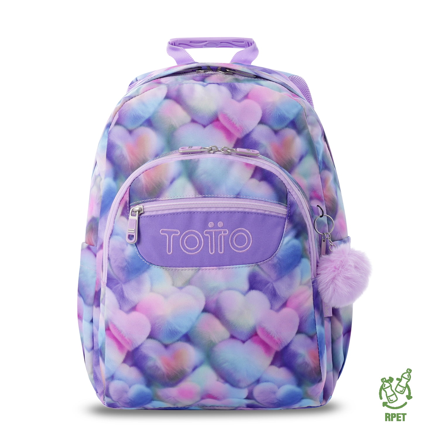 Mochila Escolar Notebook 14" Acuarela Morada Totto