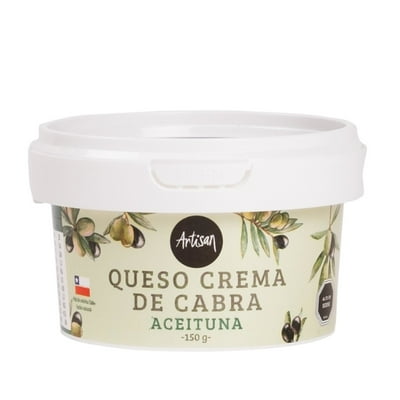 Queso Crema Cabra Aceituna Untable 150 G Artisan