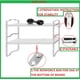 thumbnail image 5 of Estante Jojocross 42-69 cm Expandible Blanco (1 unidad), 5 of 7