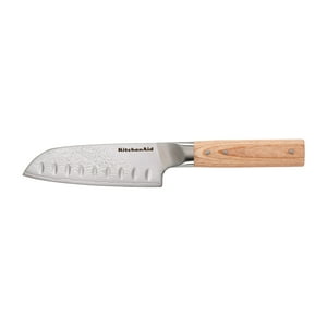 Cuchillo Kitchenaid Premium Santoku 12,7 Cm Aus-10 De Acero Damasco