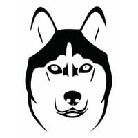 Rienda Libre Graphics - Decomural Husky Portrait Dog Ws-34704