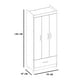 thumbnail image 3 of Closet 3 Puertas Prince Blanco, 3 of 3