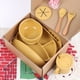 thumbnail image 1 of 9pcs Silicone Baby Feeding Set|Baby Led Weaning Supplies Set Toddler Feeding Eating Utensils Sets|Baby Bib, Suction Plate, Suction Bowl, Spoon, Fork, Sippy Cup|Food Grade BPA Free, Dishwasher Safe, 1 of 5