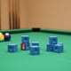 thumbnail image 2 of Set 12 Tiza De Pool Azul Gruesa, 2 of 6