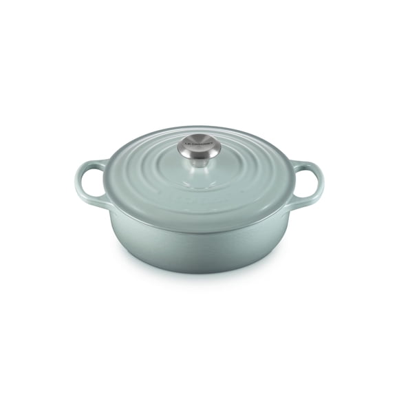Olla Holandesa Le Creuset de 3,5 L en Sal Marina, Hierro Fundido Esmaltado