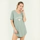thumbnail image 1 of Camisa de Dormir Hania Manga Corta Verde, 1 of 5
