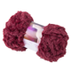 thumbnail image 1 of Hilo de chenilla grueso, suave, agradable para la piel, voluminoso y esponjoso, para tejer mantas de crochet, color rojo violáceo, 1 of 5