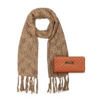 Kubayoff - Carven - Pack Bufanda Camel + Billetera Ava Brown