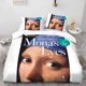 thumbnail image 1 of 3pcss Mona Lisa Novel Print Duvet Cover Set Themed Bedding 3pcss Set Duvet Cover Pillowcase Set, 1 of 5