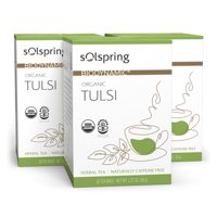 Tea Dr. Mercola Solspring Organic Tulsi Herbal 18 Bolsas X 3