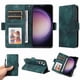 thumbnail image 1 of Carcasa FOXDOCK Samsung Galaxy S23 Plus de cuero PU, diseño acolchado clásico, protección contra caídas y rayones, 1 of 5