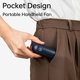thumbnail image 2 of JISULIFE Portable Handheld Fan, 3-in-1 Fan, Power Bank, Flashlight, 2 of 3
