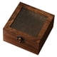 thumbnail image 2 of Caja De Almacenamiento De Madera Organizadora, Resistente, Para Guardar Recuerdos, Para La Entrada, La Cocina, Maquillaje, Cuadrada, Marrón Oscuro, 2 of 5
