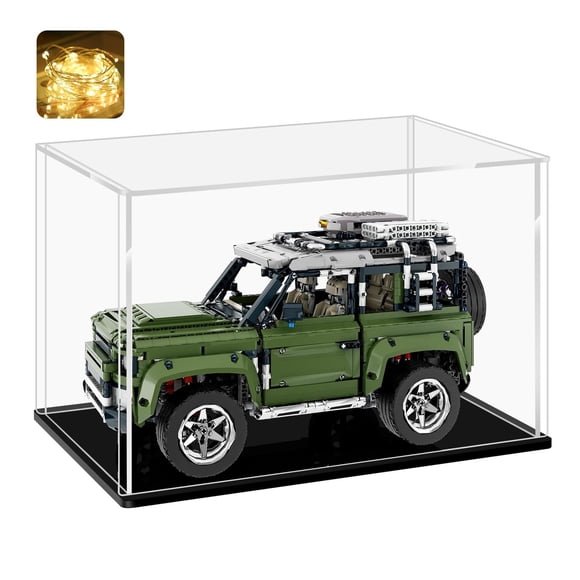 Vitrina 25x15x20 Cm Resistente A Los Rayos Uv Con Led
